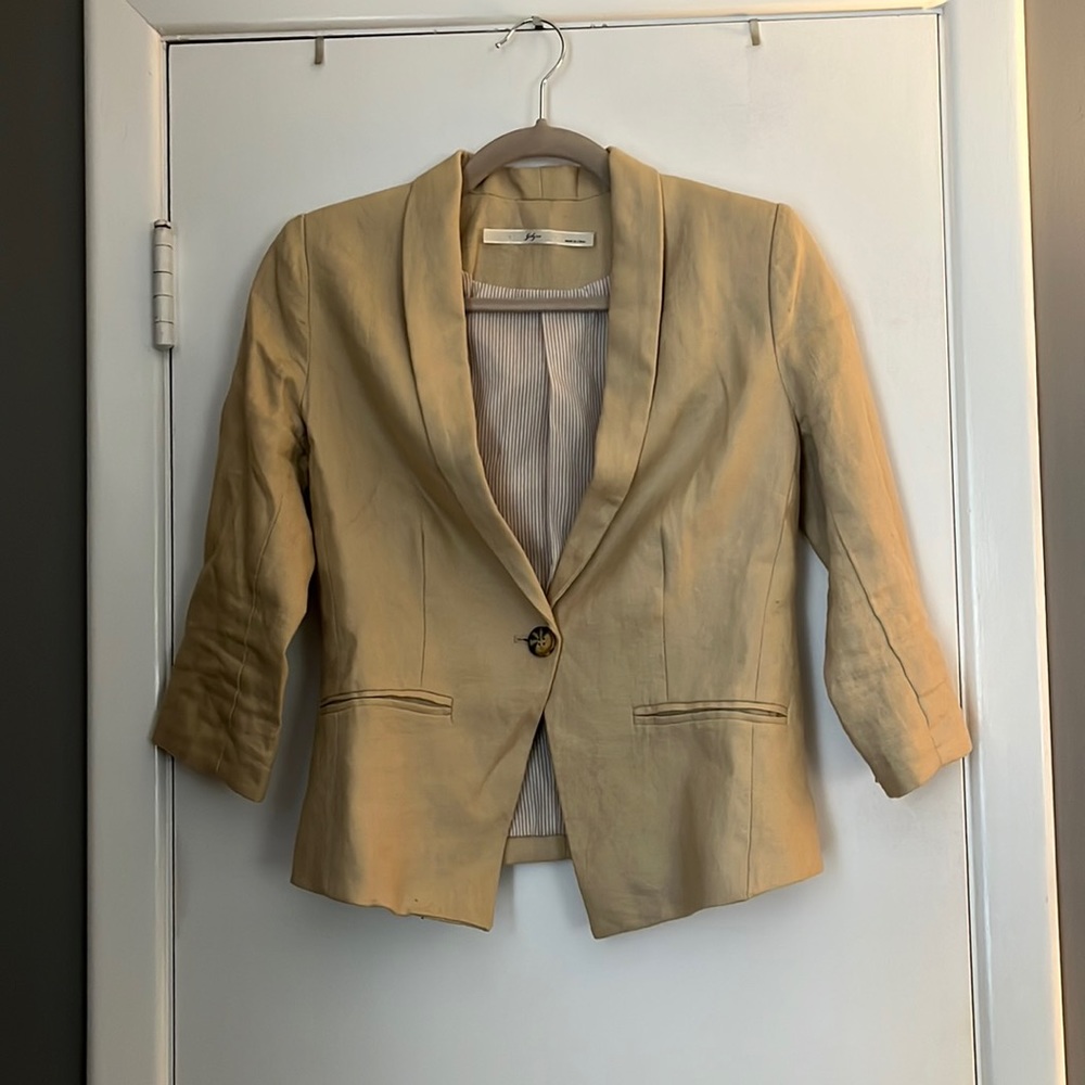 Linen Blazer (Petite XS)